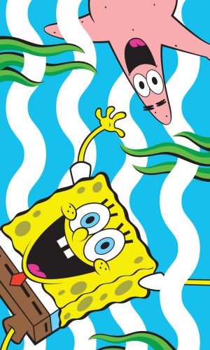 SpongeBob Schwammkopf Seaweed  Hand- und Gesichtshandtuch, Handtuch 30x50cm