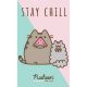 Pusheen Stay Chill Handtuch, Gesichtstuch, Handtuch 30x50 cm