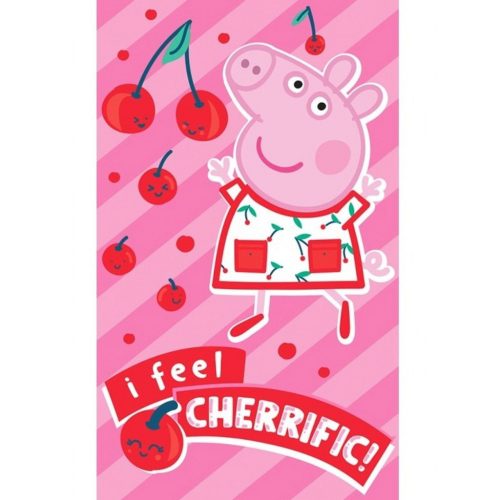 Peppa Wutz Cherrific  Handtuch, Gesichtstuch, Handtuch 30x50 cm