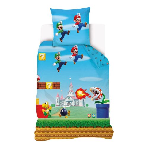 Super Mario Level Bettwäsche 140×200cm, 70×90 cm