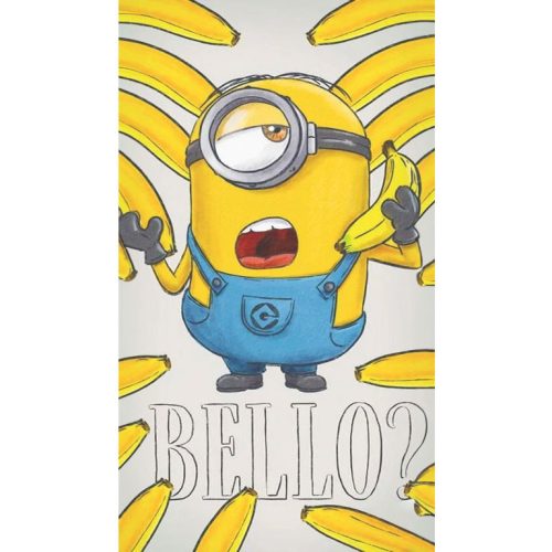 Minions Bello Handtuch, Gesichtstuch, Handtuch 30x50 cm