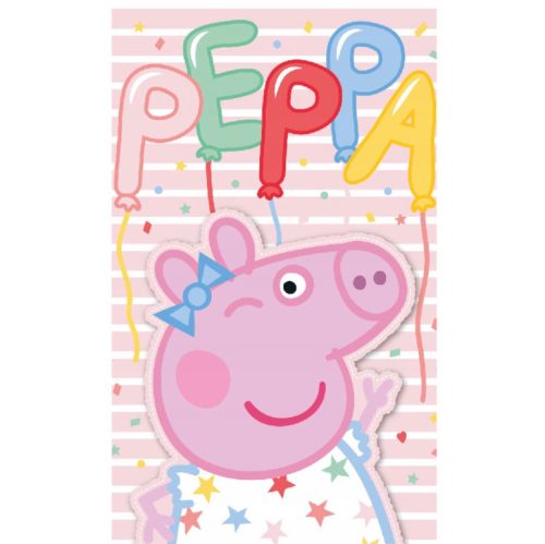 Peppa Wutz Party Handtuch, Gesichtstuch, Handtuch 30x50 cm