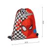 Spiderman Checked Turnbeutel, Rucksack 39 cm