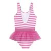 Disney Minnie Striped Kinder Badeanzug, Schwimmen 2-6 Jahre