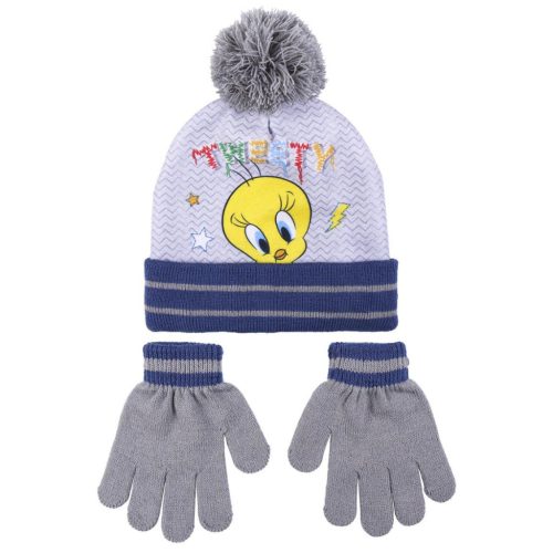 Looney Tunes Tweety Kinder Mütze + Handschuhe Set