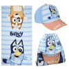 Bluey Handtuch-, Sportbeutel- und Baseballcap-Set