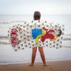 One Piece Badehandtuch, Strandhandtuch 70x140cm (Fast Dry)