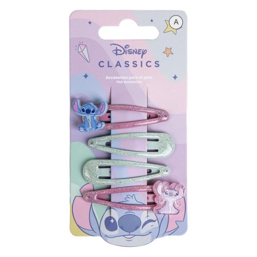 Disney Lilo und Stitch Angel Haarspangen-Set, 4-teilig