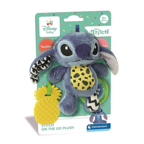 Disney Lilo und Stitch Ananas Kuscheltier und Beißring Clementoni