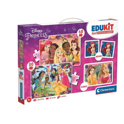 Disney Prinzessin Bonding 4-in-1 Spielesammlung Clementoni