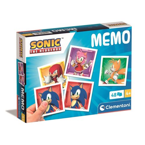 Sonic a sündisznó Characters 48-teiliges Memospiel Clementoni