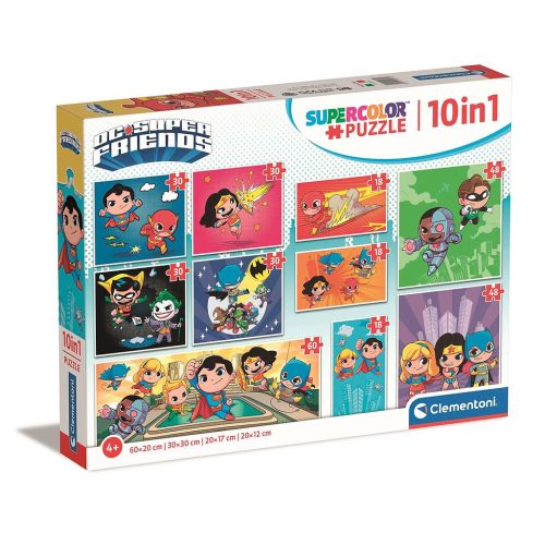 Justice League Idols DC Super Hero 10 in 1 Puzzle Clementoni