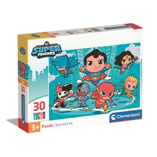 Justice League Mini Friends DC Super Hero 30-teiliges Puzzle von Clementoni