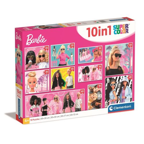 Barbie Girl 10 in 1 Puzzle Clementoni