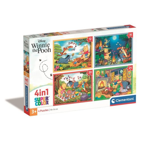 Disney Winnie Puuh 4 in 1 Puzzle Clementoni