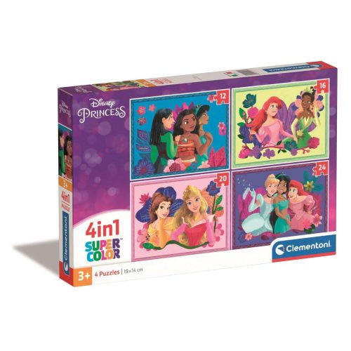 Disney Prinzessin 4 in 1 Puzzle Clementoni