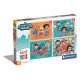 Justice League Mini-mates DC Super Heroes 4-in-1 Puzzle Clementoni