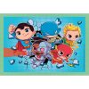 Justice League Mini-mates DC Super Hero 4 in 1 Puzzle Clementoni