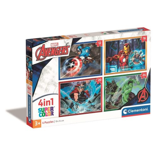 Avengers Individuals 4 in 1 Puzzle Clementoni