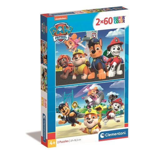 Paw Patrol Squad 2x60 db-os puzzle Clementoni