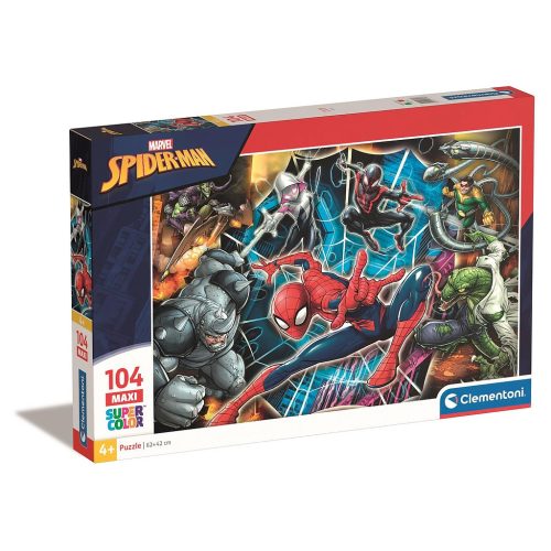 Spiderman Enemies 104-teiliges Maxi-Puzzle Clementoni