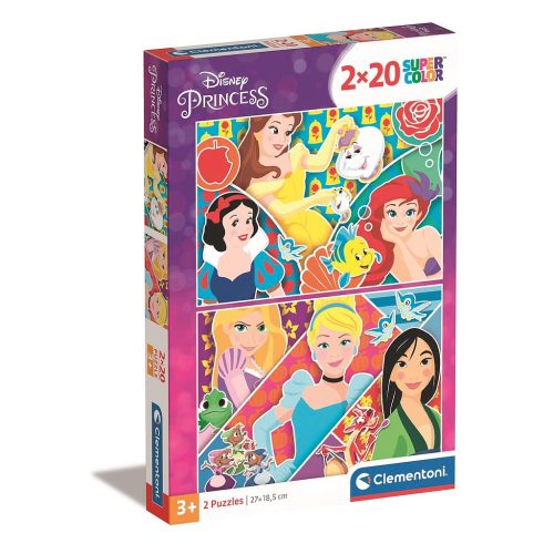 Disney Prinzessin 2x20 Stück Puzzle Clementoni