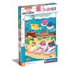 Baby Shark Beach Clementoni 2x20 Teile Puzzle