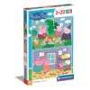 Peppa Wutz Dragon 2x20 Stück Puzzle Clementoni