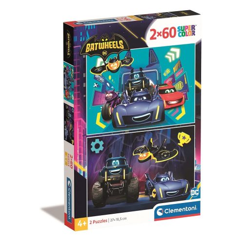 Batman Batwheels 2x60 Stk. Puzzle Clementoni