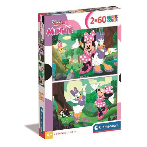 Disney Minnie  Cuckoo-Loca and Figaro 2x60-teiliges Puzzle Clementoni