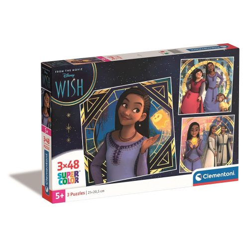 Disney Wish Mystic 3x48 Stk Puzzle Clementoni