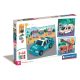 Fahrzeug Rescue 3x48-teiliges Puzzle Clementoni