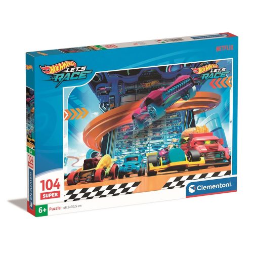 Hot Wheels Mid-air 104-teiliges Puzzle Clementoni