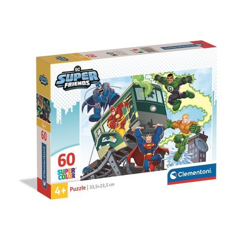 Justice League Teamwork DC Super Hero 60-teiliges Puzzle Clementoni