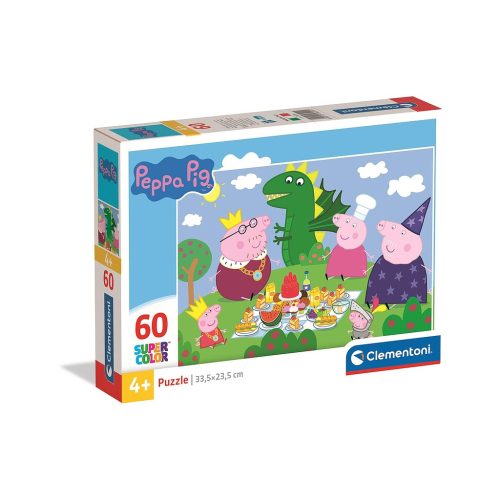 Peppa Wutz Dragon Clementoni Puzzle mit 60 Teilen