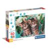 Katze Lovely Twins 60-teiliges Clementoni-Puzzle