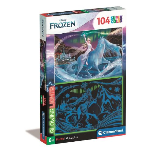 Disney Eiskönigin Nokk 104-teiliges Leuchtpuzzle Clementoni