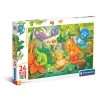 Dinosaurier Happy Oasis 24-teiliges Maxi-Puzzle Clementoni