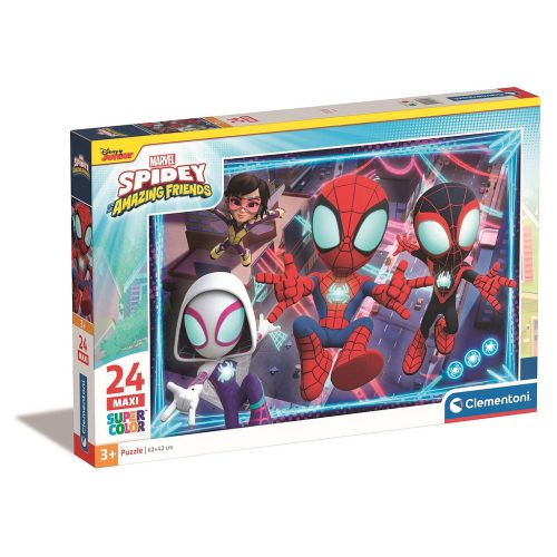 Spiderman Spidey 24-teiliges Maxi-Puzzle Clementoni