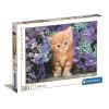 Tiere Ginger 500-teiliges Katzenpuzzle Clementoni