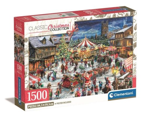 Weihnachten Fair i 1500 Stück Puzzle Clementoni