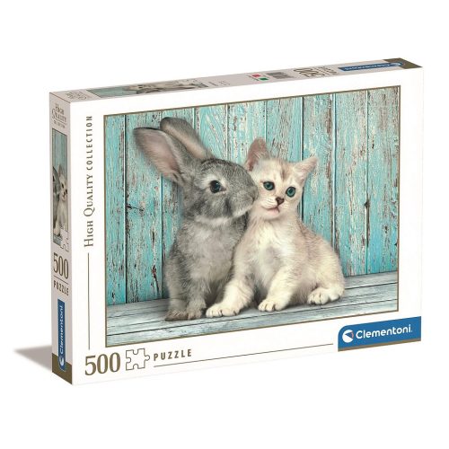 Tiere Cat & Bunny 500 Stk. Puzzle Clementoni