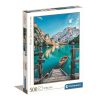 Städte Braies Lake Italien 500-teiliges Puzzle Clementoni