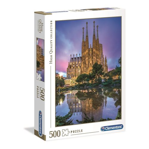 Städte Sagrada Família Barcelona 500-teiliges Puzzle Clementoni