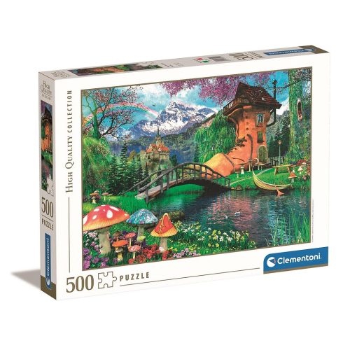 Farbe Old Shoe House Märchenhaus 500-teiliges Puzzle Clementoni