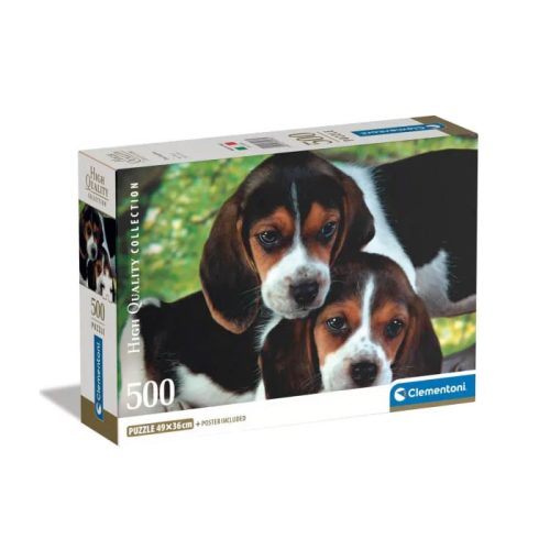 Tiere Beagles Close Together Hunde 500-teiliges Puzzle Clementoni