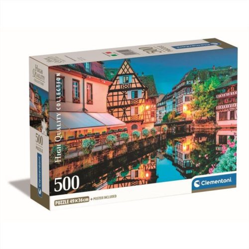 Städte Old Town Strasbourg 500-teiliges Puzzle Clementoni