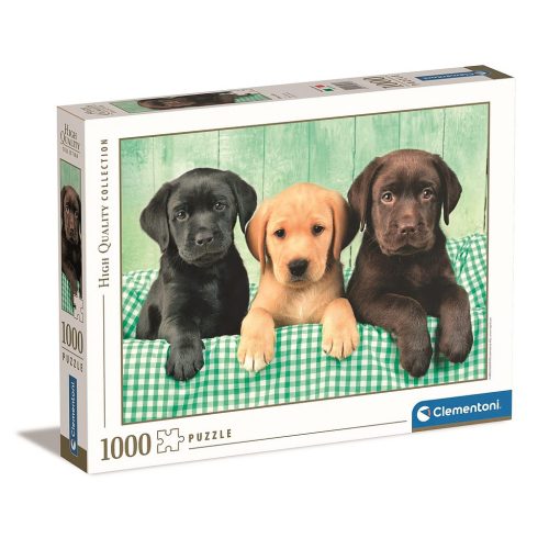 Tiere Labrador 1000-teiliges Hunde-Puzzle Clementoni