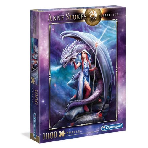 Fantasy Dragon Mage Anne Stokes 1000-teiliges Puzzle Clementoni