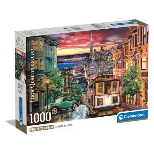 Städte San Francisco 1000-teiliges Puzzle Clementoni